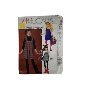 Mccalls M5698 Girls Jumpers Sewing Pattern Sizes 7-14 2006